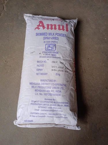 Amul Spray Dried Skimmed Milk Powder, Packaging Type : Bag