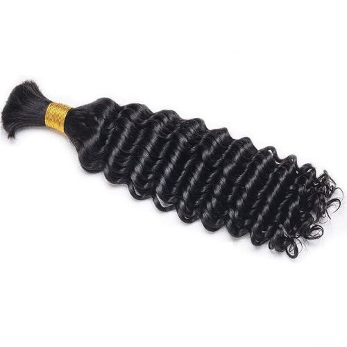 Black Non Remy Double Drawn Hair, For Parlour, Personal, Style : Curly