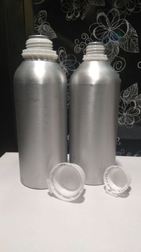 Silver 1 Litre Aluminium Bottle, For Storing Liquid, Capacity : 1L