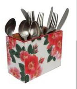 MDF Printed Cutlery Holder, Packaging Type : Paper Box