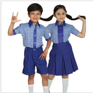 Check Polyester Customized School Uniforms, Feature : Attractive Design