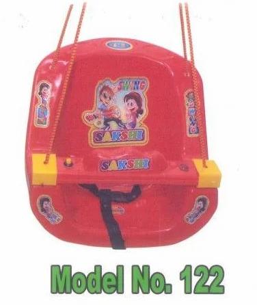 Plastic Red Baby Swing Jhoola