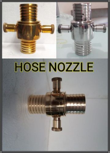 High Polished Brass Hose Pipe Nozzle, Feature : Light Weight, Rustproof