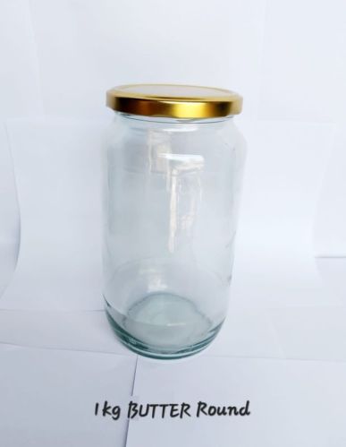 Round Aluminium Polished Glass 1KG JAR, For Kitchen Storage, Capacity : 1ltr