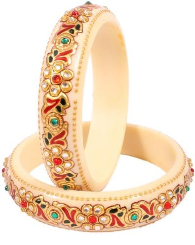 Multicolor Gold Foil Work Resin Bangles, Feature : Shining Look, Light Weight, Fine Finished