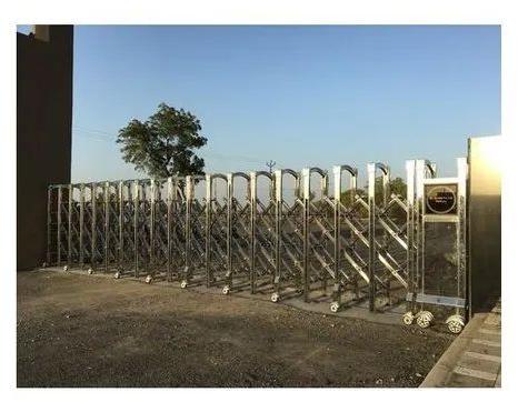 Stainless Steel Collapsible Gate, For Security Purpose