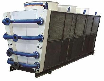Blue 6-9kw Automatic Electric FRP Dry Cooling Tower, For Industrial Use, Voltage : 380V
