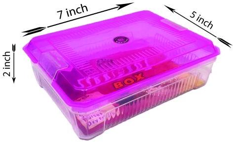 Polished Plastic Utility Box, For Apparel, Electronics, Food, Hospital, Household, Office, Personal Care