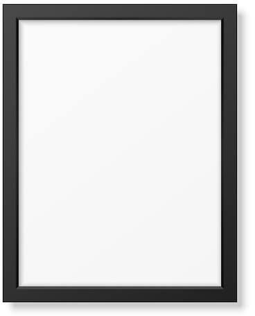 Lgm Rectangular Fibre Photo Frames, Color : Black