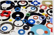 Multicolor Round Rubber Gaskets, For Industrial, Pattern : Plain