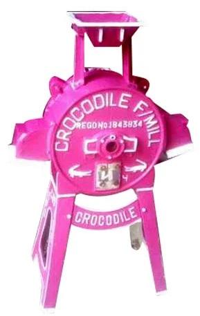 Crocodile 10Hp Flour Mill Machine, For Commercial