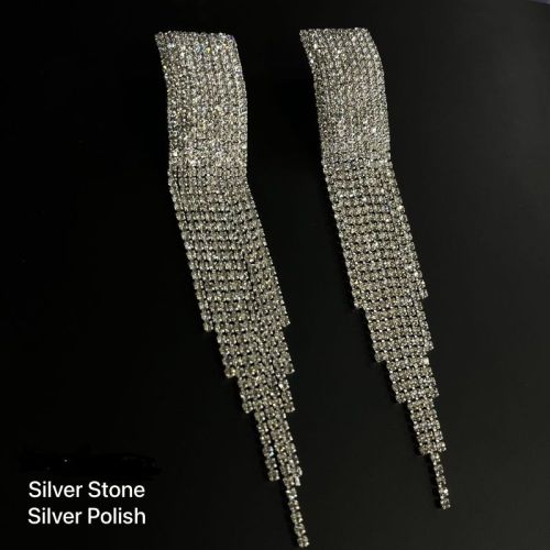 CASTING Polished American Diamond Earring, Style : Modern