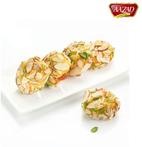 Golden Azad Zaveriwad Curve Kaju Bati, For Sweets, Packaging Size : 1kg