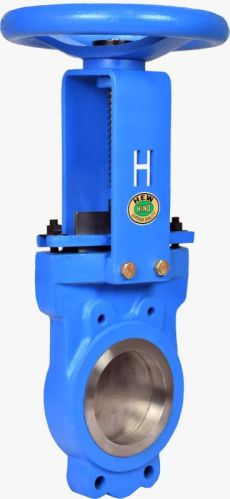 HUNO Cast Iron Knife Edge Gate Valve For Water Fitting