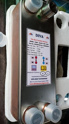 DIVA AISI316L Plate Heat Exchanger