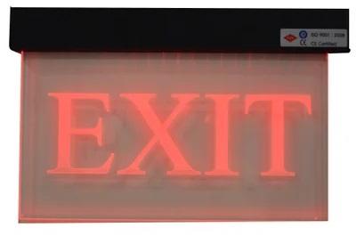 Metal Acrylic Exit Sign, Shape : Rectangular