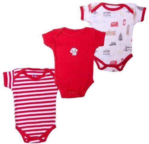 Cotton 3 Piece Baby Bodysuit, Feature : Anti-Wrinkle, Comfortable