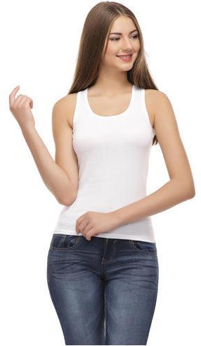Plain Cotton Ladies Tank Top, Size : M, XL