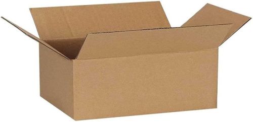 Brown Paper Rectangle Corrugated Boxes, For Packaging, Pattern : Plain