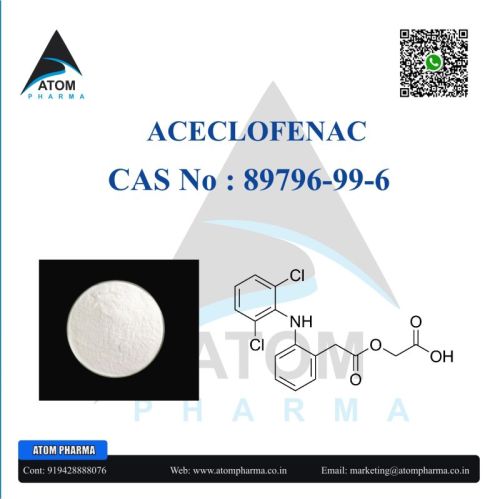 354.1847 G/mol ACECLOFENAC API, Grade : Pharma Grade