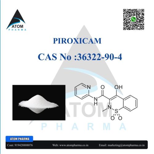 Atom Pharma PIROXICAM API, CAS No. : 36322-90-4