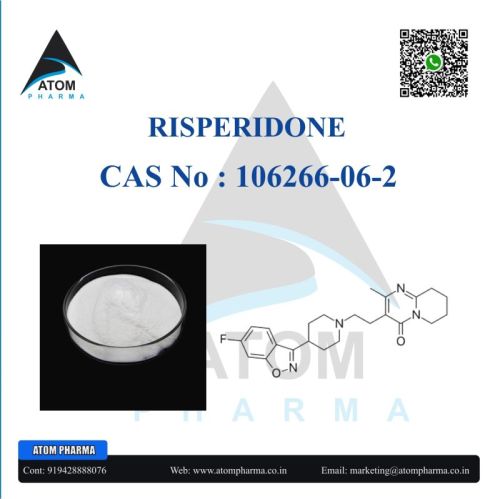 White Atom Pharma RISPERIDONE API, CAS No. : 106266-06-2