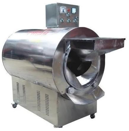 Automatic Peanut Roaster Machine, Capacity : 100-200 Kg/HR