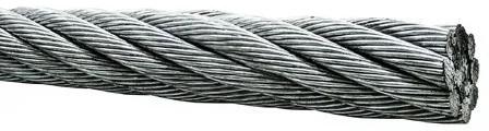 Galvanized Iron Wire Ropes, For Industrial, Length : 1000 Mm/reel