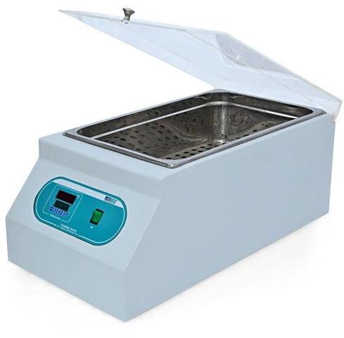 Rectangular Single Phase Polished Stainless Steel Cryoprecipitate Water Bath, For Laboratory, Voltage : 230 V