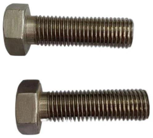 Silver SS Full Threaded Bolt, Shape : Round