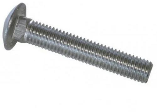 Silver Round Stainless Steel Carriage Bolt, Size : 5mm