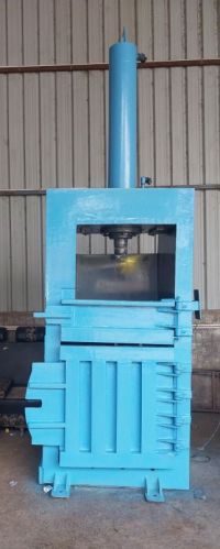 Sky Blue 7-9kw Semi Automatic Hydraulic 2000-4000kg Baling Press Machine