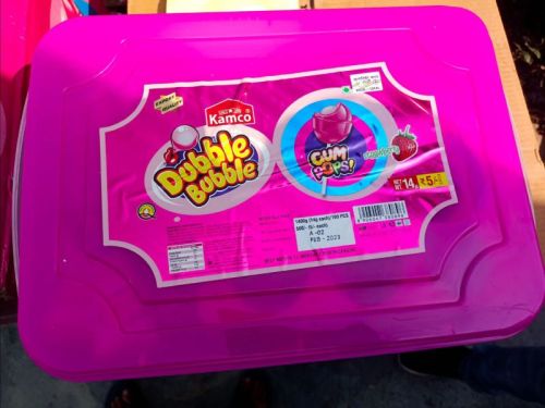 Kamco Bubble Gum Pops, Packaging Type : Plastic Box