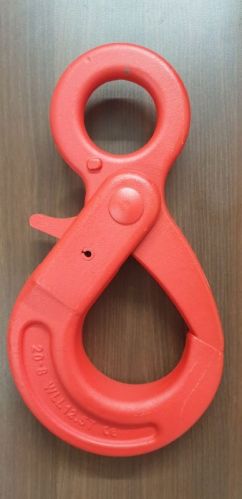 Powder Coated Metal Self Locking Eye Hook, For Lifting Heavy Weight, Feature : Durable, Hard Structure