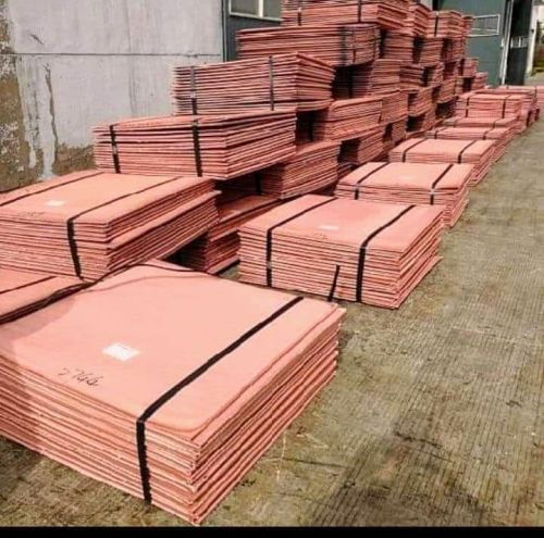 99.99% Pure Copper Cathodes Scrap Plates 0.40-0.60mm