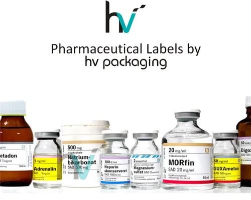 Multicolour Paper / FIlm Printed Pharmaceutical Labels, For Packaging, Size : All