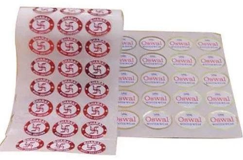 Polyester Logo Printed Label, Packaging Type : Packet