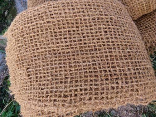 Plain Coir Geotextile, Color : Brown