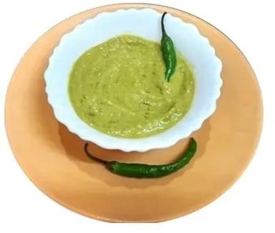 Green Chilli Puree, For Cooking, Form : Paste