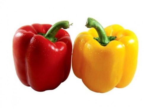 Oval Fresh Yellow Red Capsicum, For Cooking, Certification : FSSAI