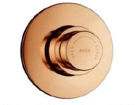 Rose Gold Metropole Flush Valve