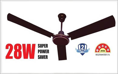Energy Saving Super Ceiling Fan, Color : Brown for Air Cooling