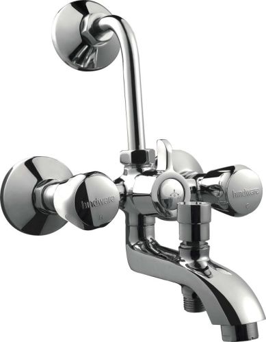 Hindware 3 In 1 Wall Mixer With Long Bend Pipe