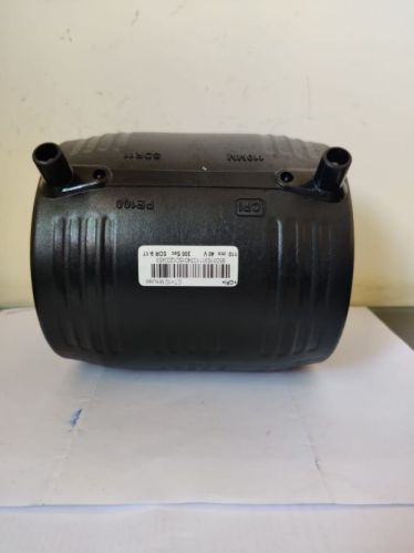 Black Polished HDPE Electrofusion Pipe Coupler, For Jointing, Size : 20mm To 315mm