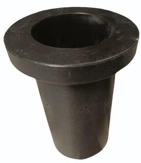 Black Round HDPE Extra Long Pipe End, Size : 50-250 Mm