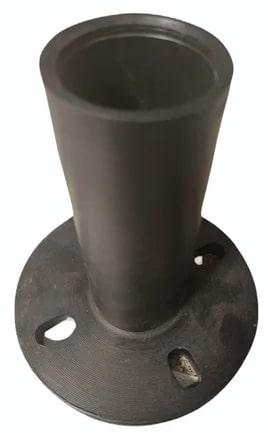 Black Round HDPE Tail Piece Flange, For Pipe Fitting, Certification : ISI Certified