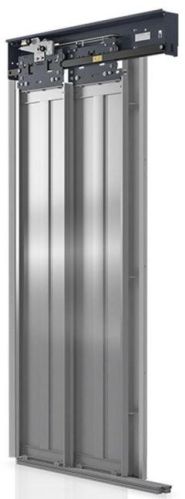 Automatic Electric Polished Elevator Landing Door, For Complex, Malls, Office