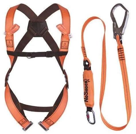 Nylon Retractable Safety Harness, Color : Orange