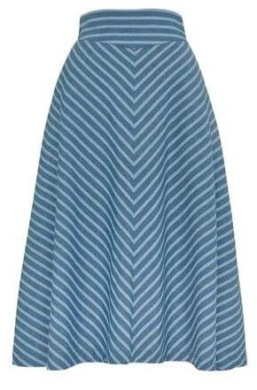 Blue Woven Skirt