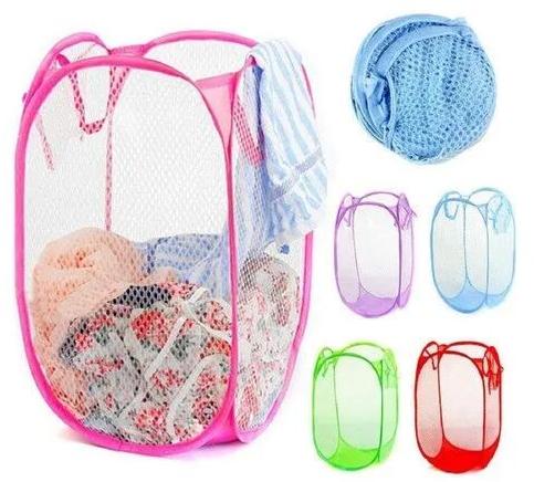 MultiColor Plain Nylon Mesh Laundry Bag